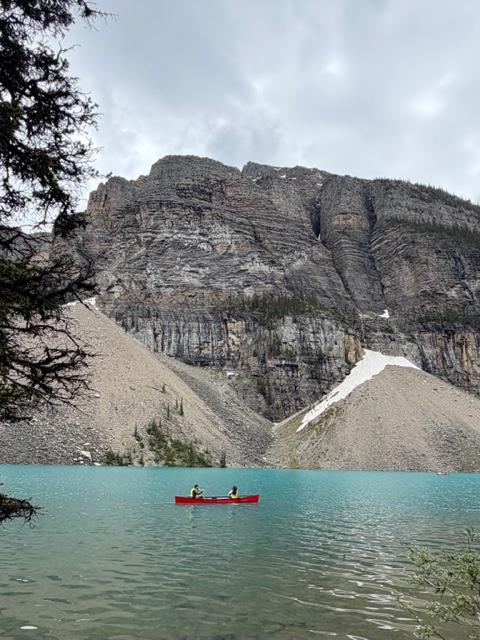 Castle Mountain with Eisenhower Peak